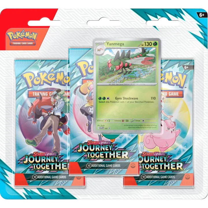 PokemonTCG Scarlet Violet JourneyTogether 3 PackBlister Yanmega