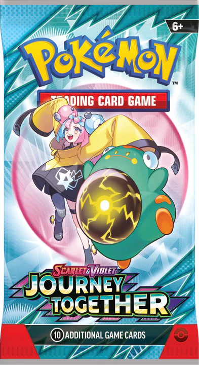 Pokemon TCG Scarlet Violet Journey Together Booster Wrap Iono s Bellibolt
