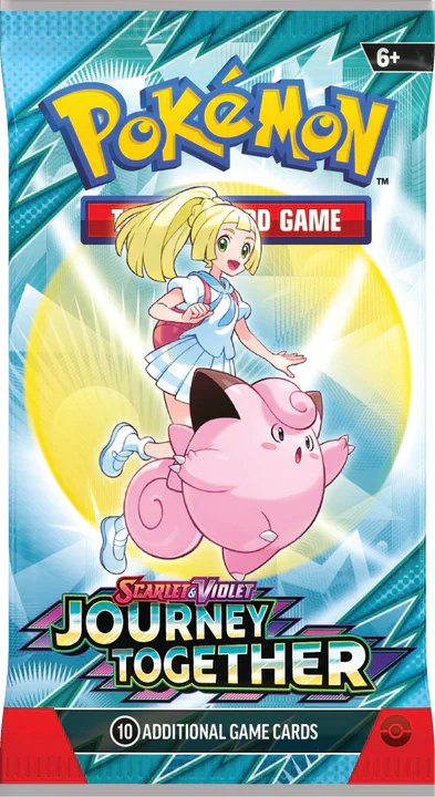 Pokemon TCG Scarlet Violet Journey Together Booster Wrap Lillie s Clefairy