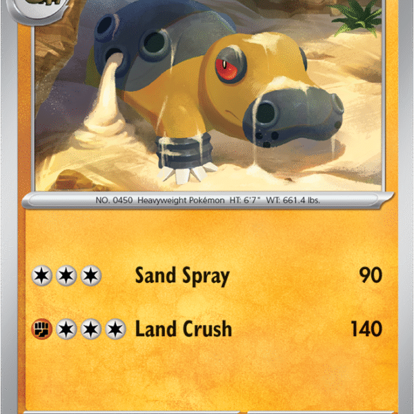 Scarlet & Violet Prismatic Evolutions 053/131 Hippowdon