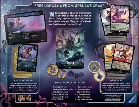 Disney Lorcana TCG - Set 4 Ursulas Return - Illumineers Quest Gift Set