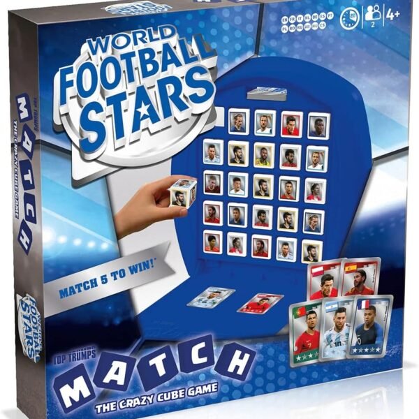 Top Trumps Match World Football Stars - The Crazy Cube Game