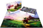 Winning Moves Legend of Zelda Ocarina of Time 1000 Piece Jigsaw Puzzle Game