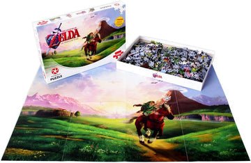 Winning Moves Legend of Zelda Ocarina of Time 1000 Piece Jigsaw Puzzle Game