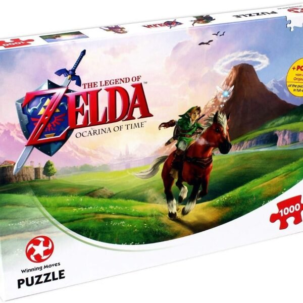 Winning Moves Legend of Zelda Ocarina of Time 1000 Piece Jigsaw Puzzle Game