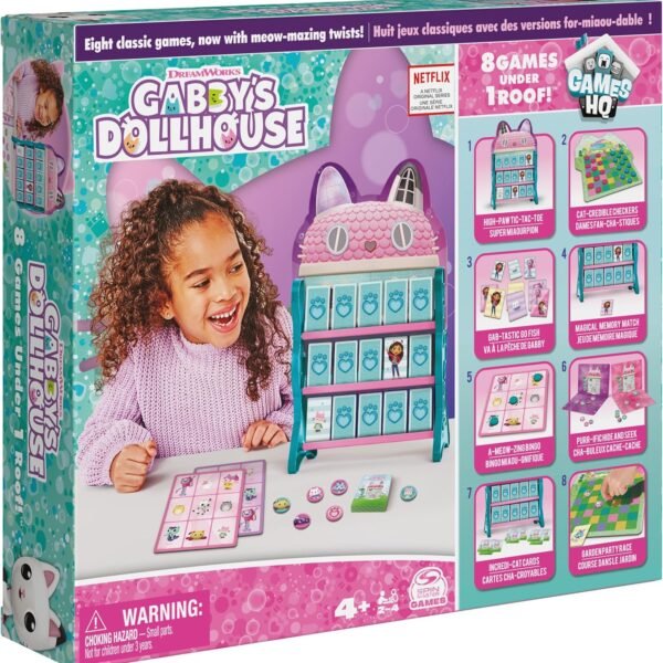 Gabby's Dollhouse - 8 Games Under 1 Roof - Games HQ Board Game