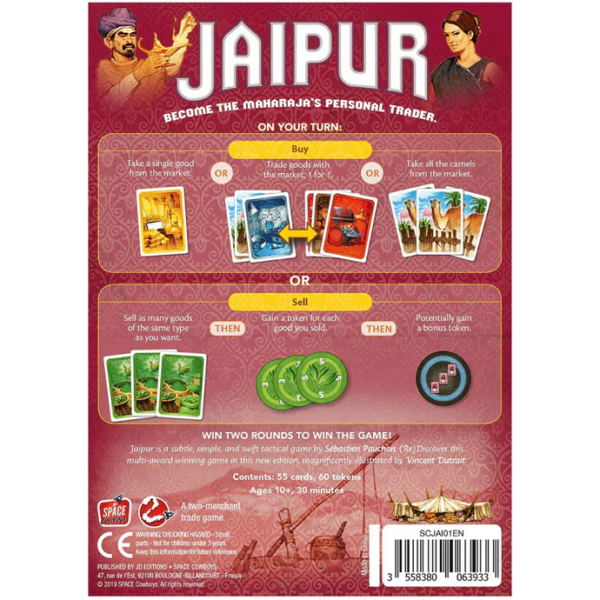 Jaipur 2nd Edition Board Game