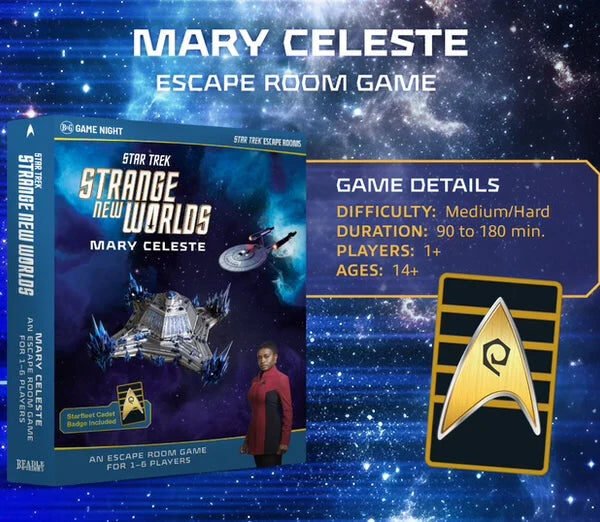 Star Trek: Strange New Worlds Mary Celeste Escape Room Game